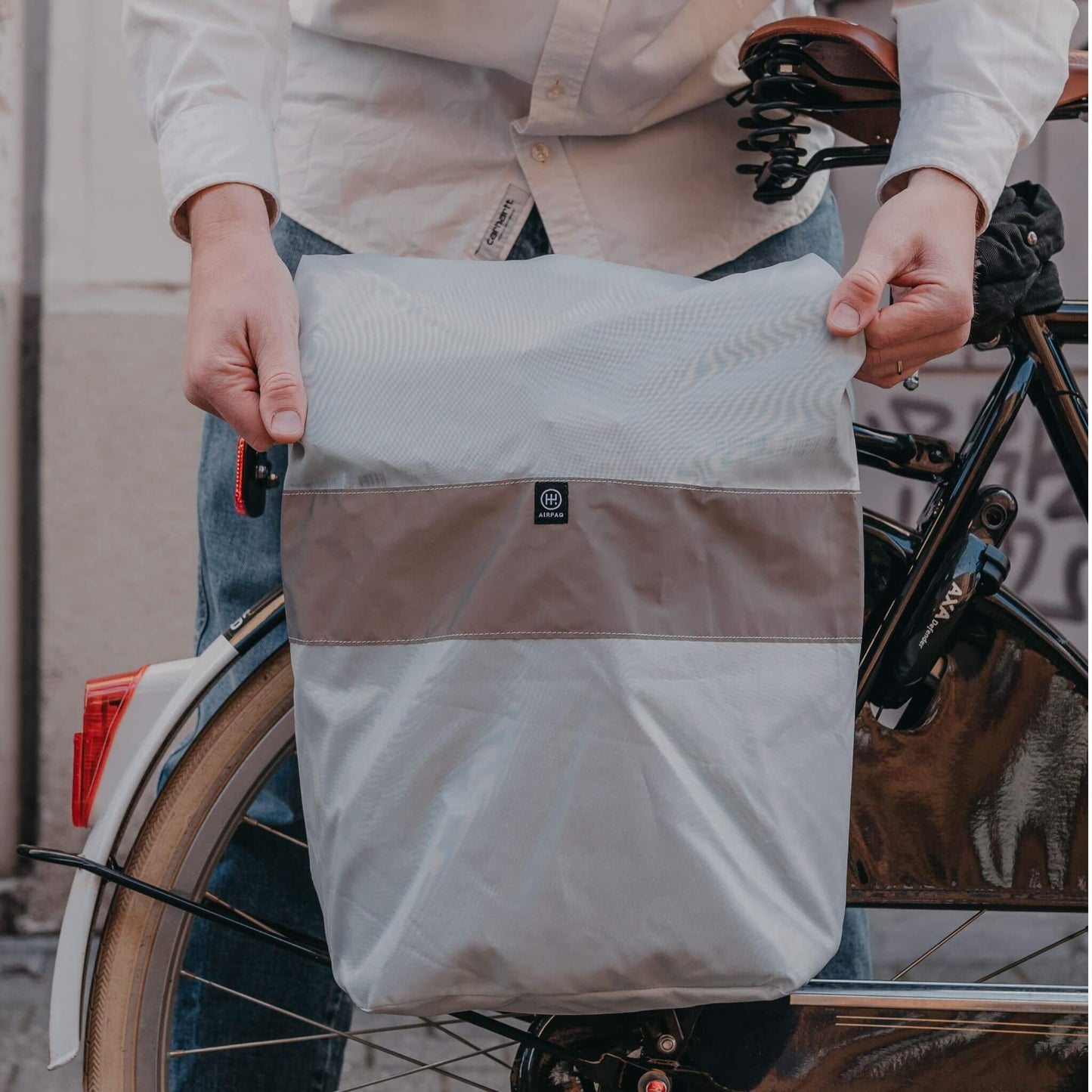 Rolltop BIQ + Fahrradhaken