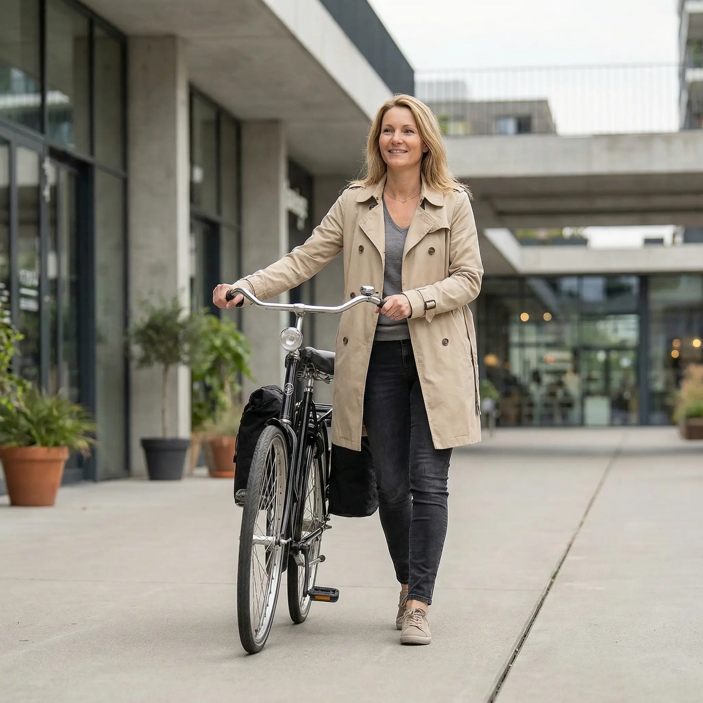 Rolltop BIQ + Fahrradhaken
